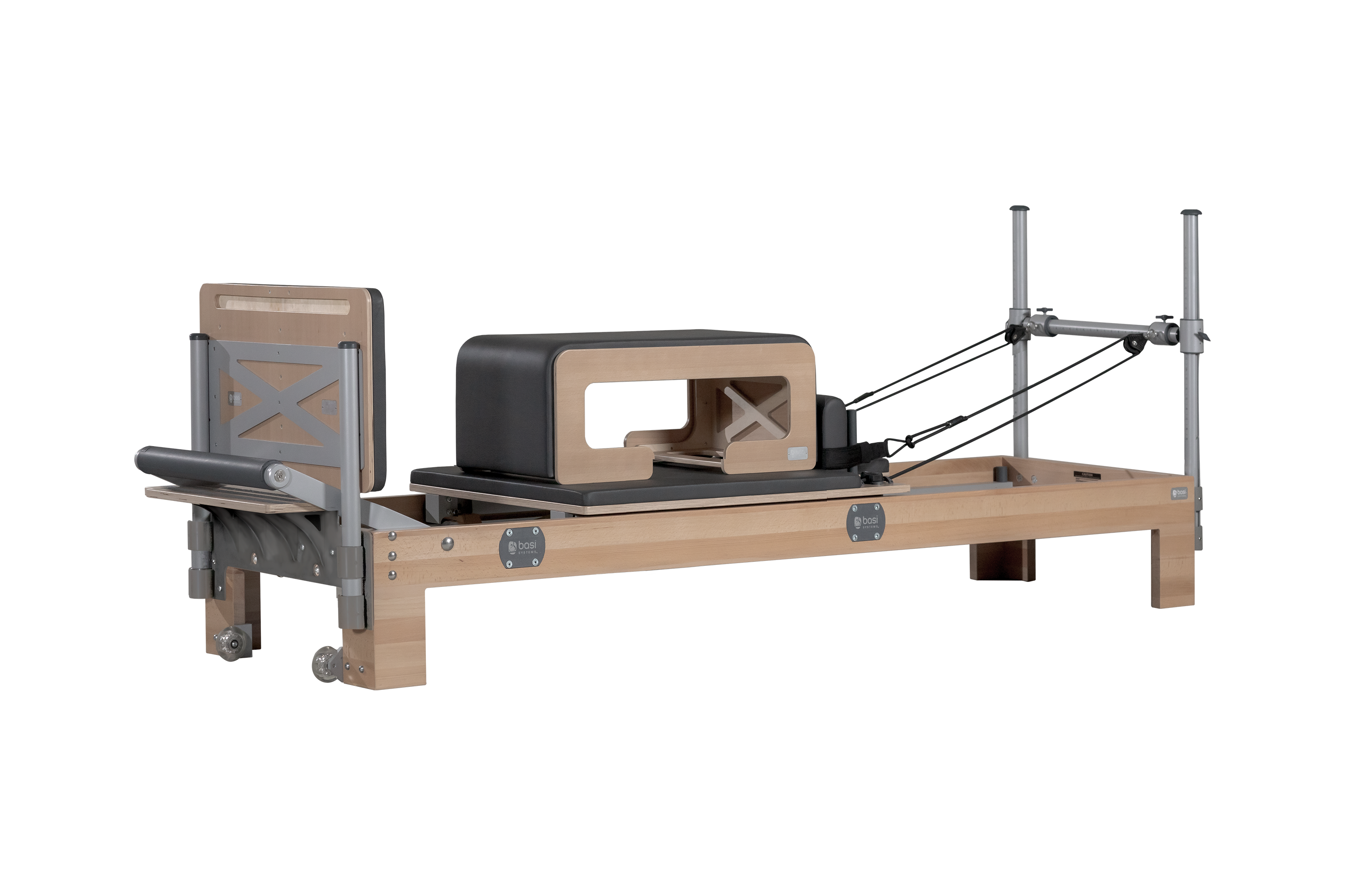 BASI Reformer màu Anthracite Grey — kích thước đủ bộ 272,5 × 72,5 cm dùng để tính bố trí studio