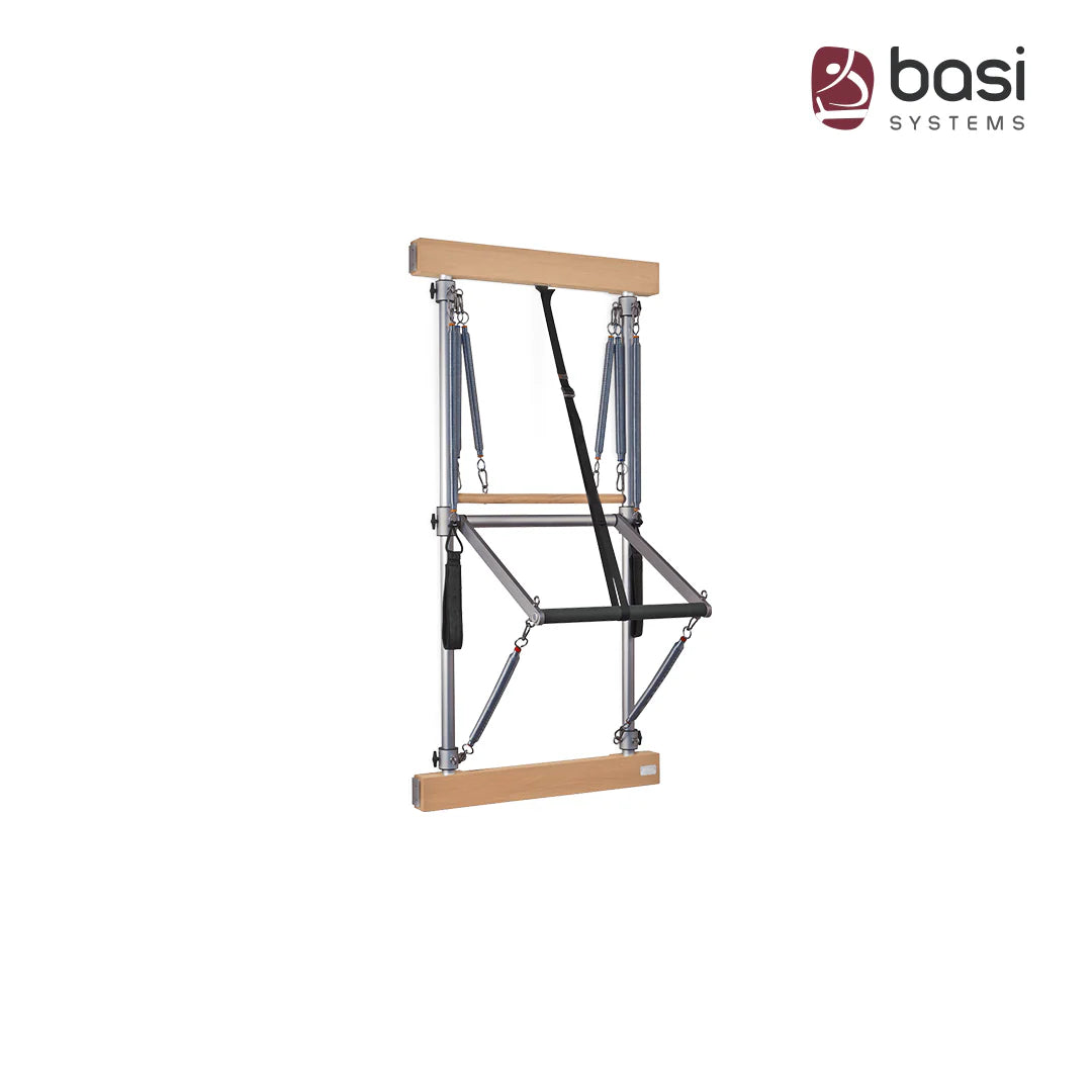 BASI Wall Unit gắn tường: khung 82 × 164 cm, nhô ra 7 cm, kèm thanh đẩy xuyên và roll-down bar